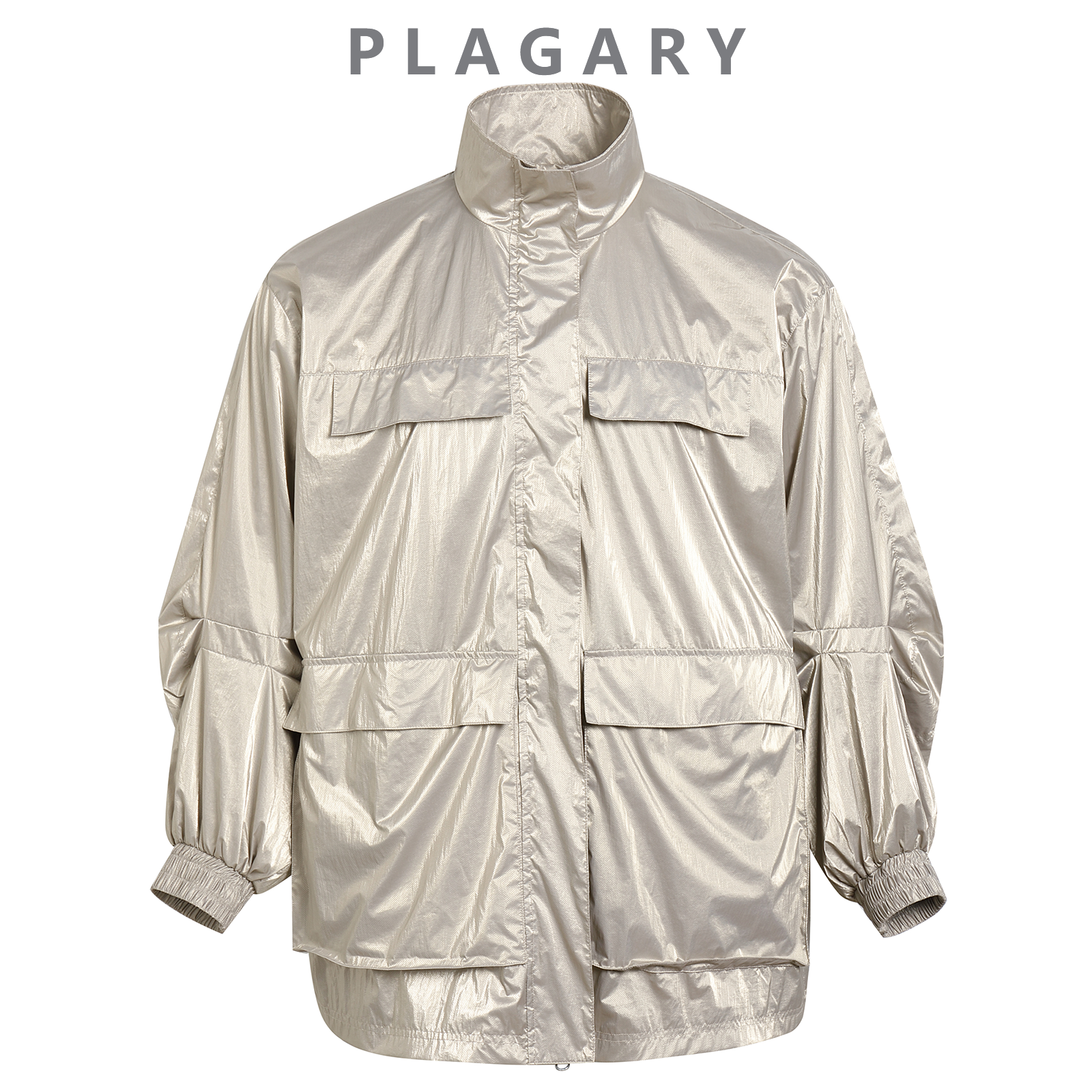 PLAGARY 'GOLD DIGGER' thin embroidered jacket