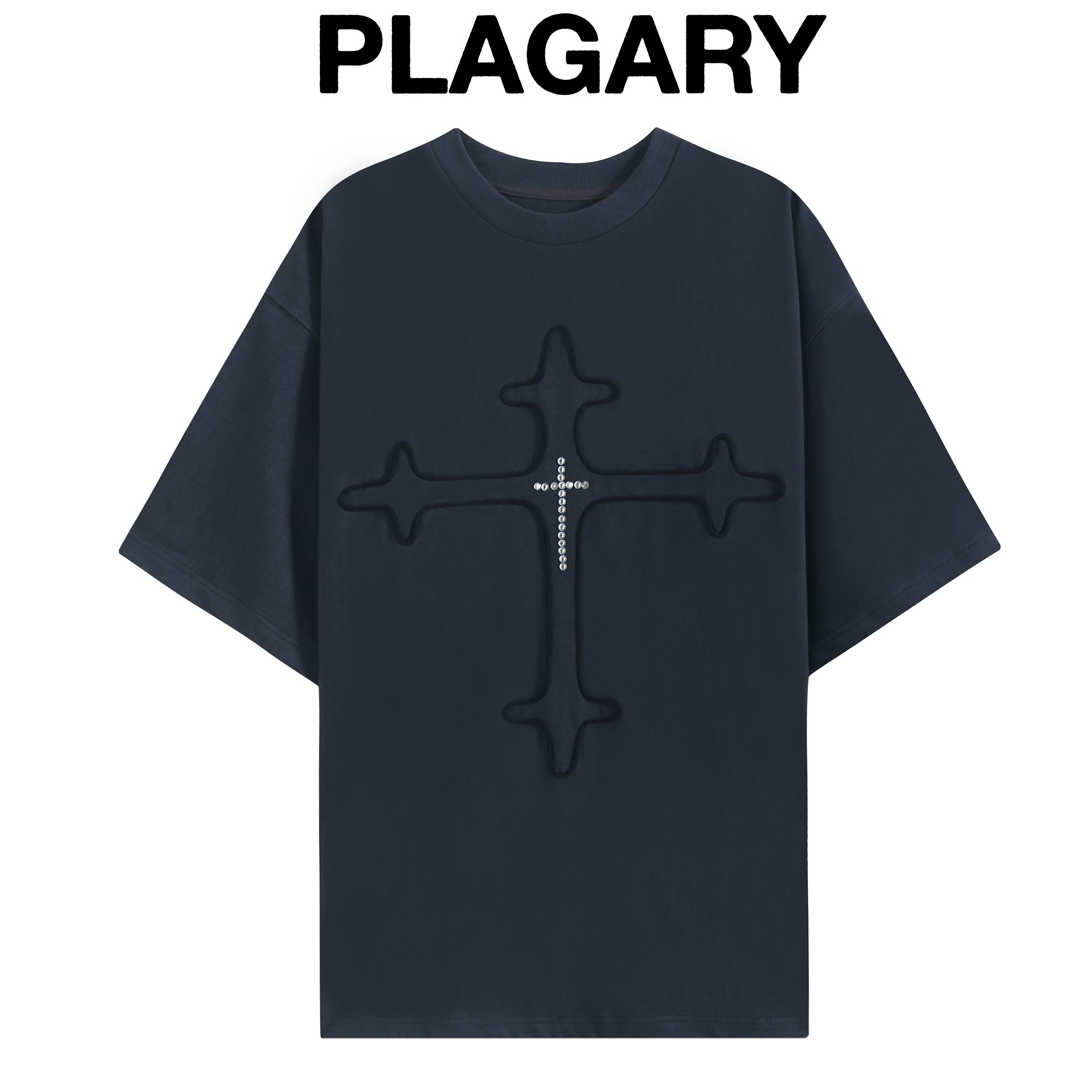 PLAGARY DIAMOND CROSS T-SHIRT