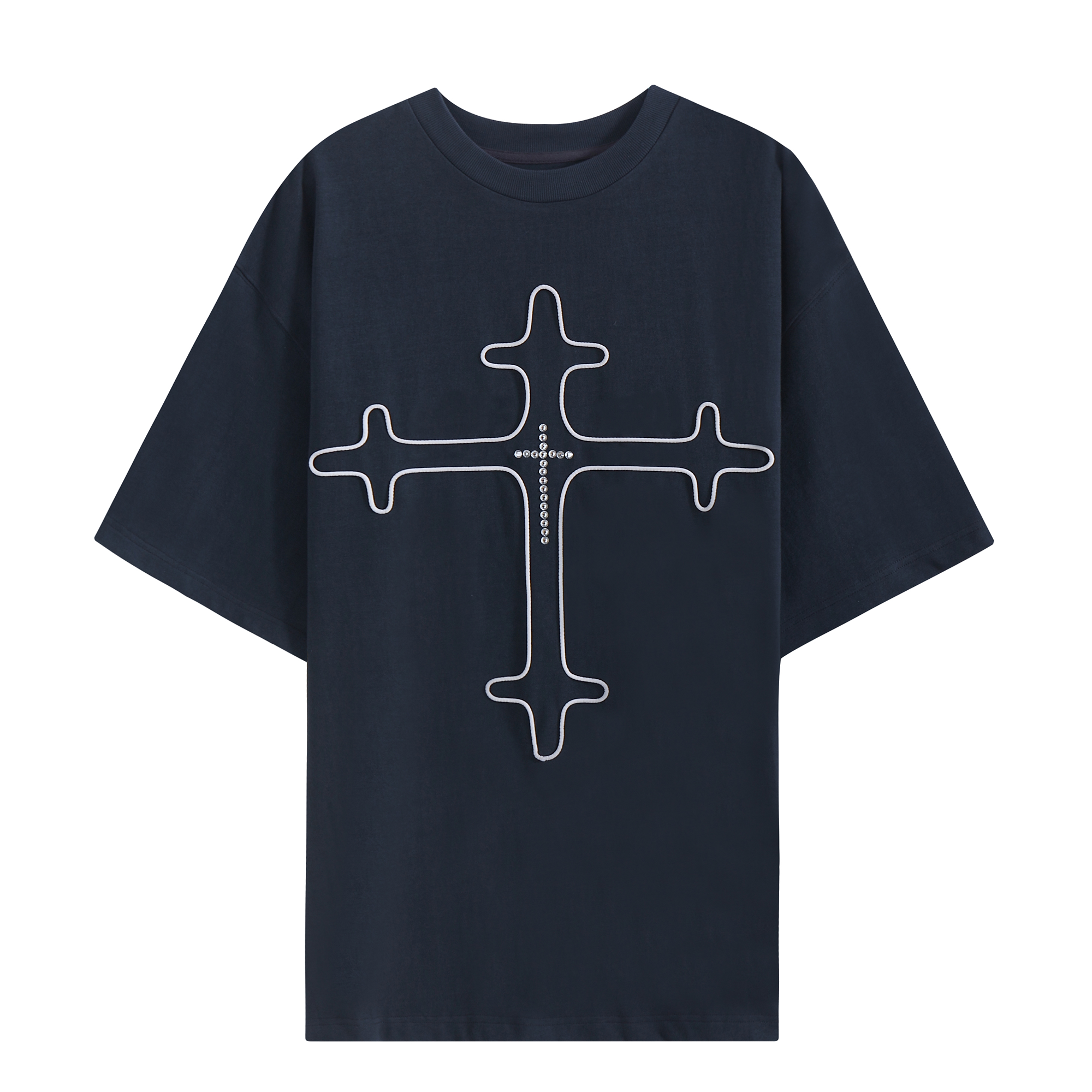 PLAGARY DIAMOND CROSS T-SHIRT